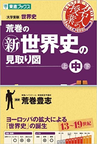世界史のおすすめ参考書・問題集『荒巻の新世界史の見取り図』