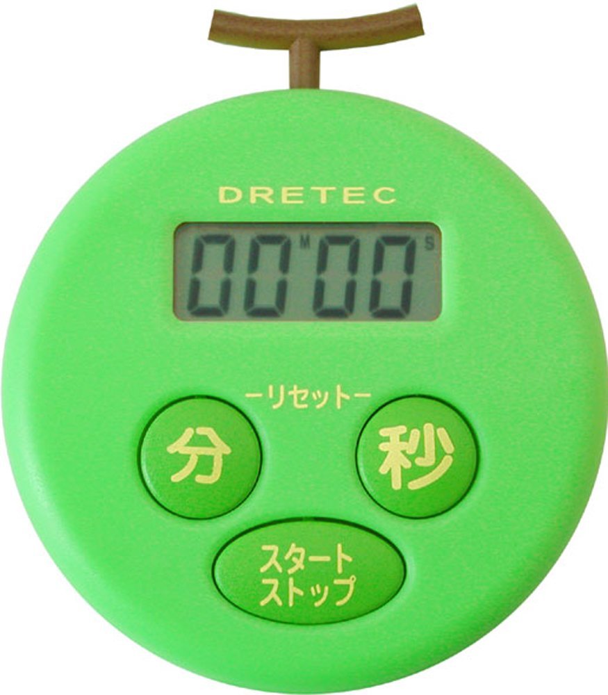 タイマー式勉強法「ドリテック メロンタイマー グリーン T-168GN」
